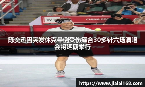 陈奕迅因突发休克晕倒受伤缝合30多针六场演唱会将延期举行